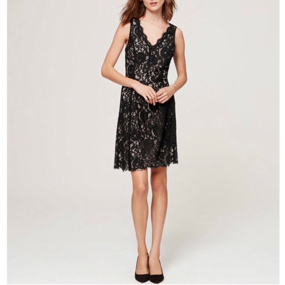 Loft Black Lace Dress